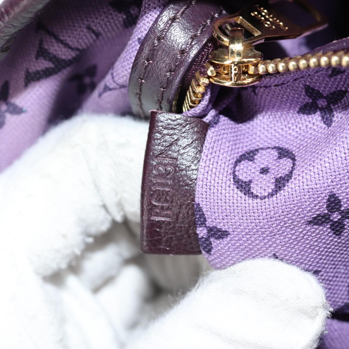 LOUIS VUITTON Eyeall Cabas PM Promenade Bag Canvas Purple M93771 LV Auth 130476V