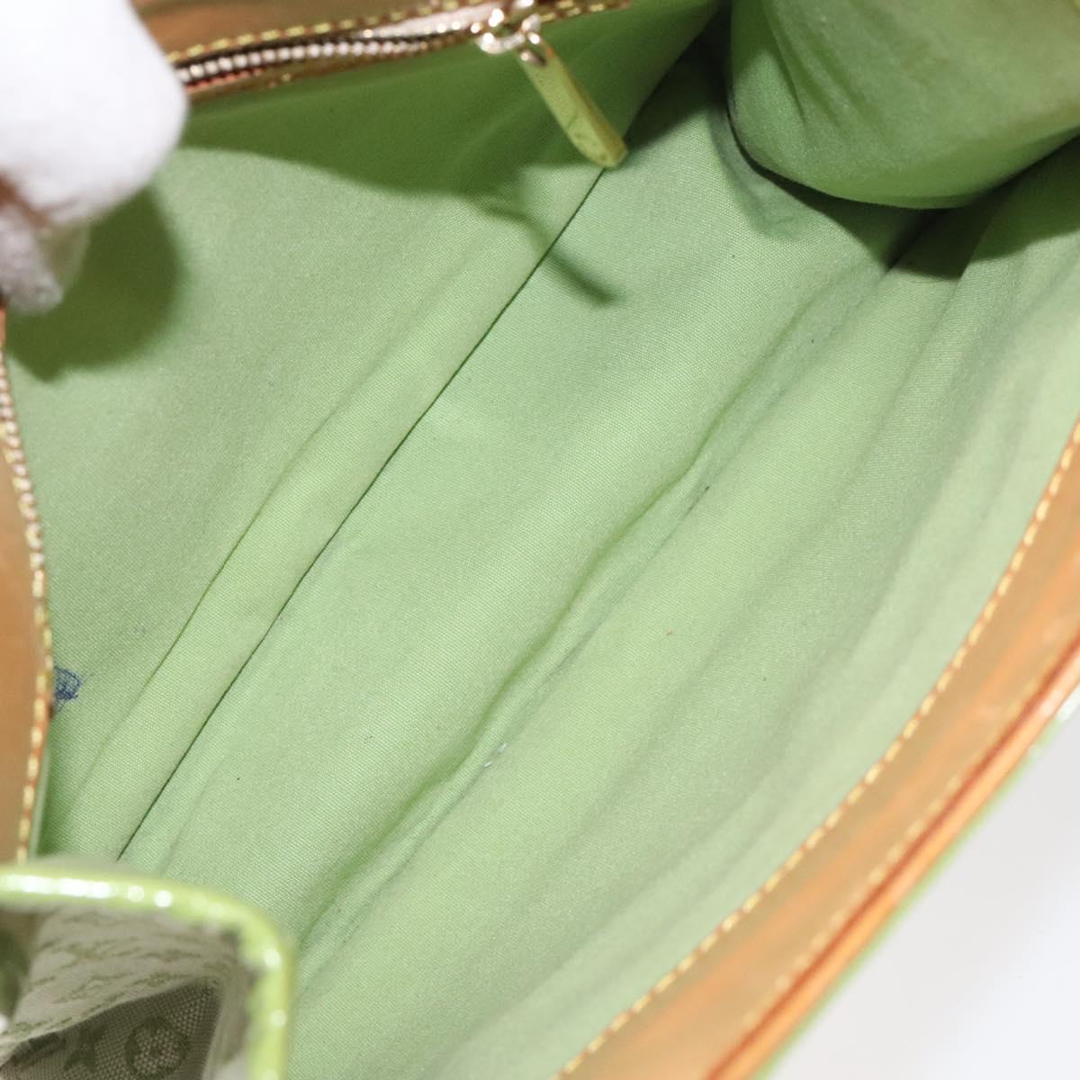 LOUIS VUITTON Monogram Mini Sac Catline Bag Almond Green M92931 LV Auth 130478V