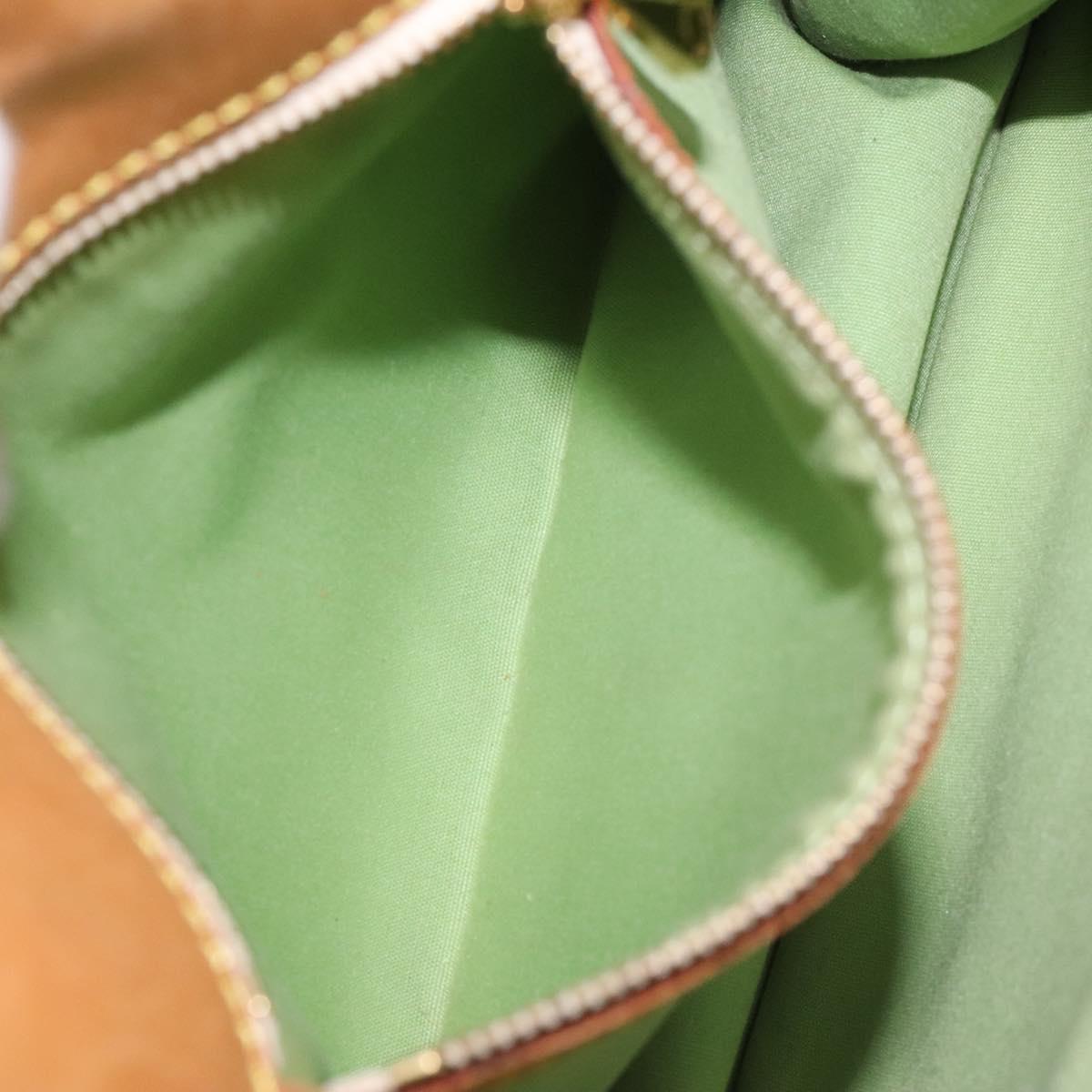 LOUIS VUITTON Monogram Mini Sac Catline Bag Almond Green M92931 LV Auth 130478V