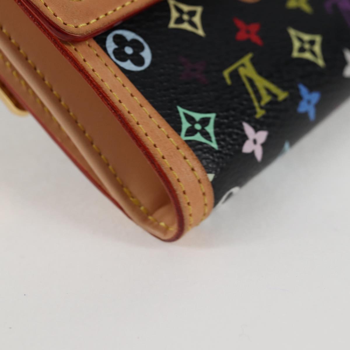 LOUIS VUITTON Multicolor Porte Monnaie Billets Cartes Credit M92984 Auth 130522V