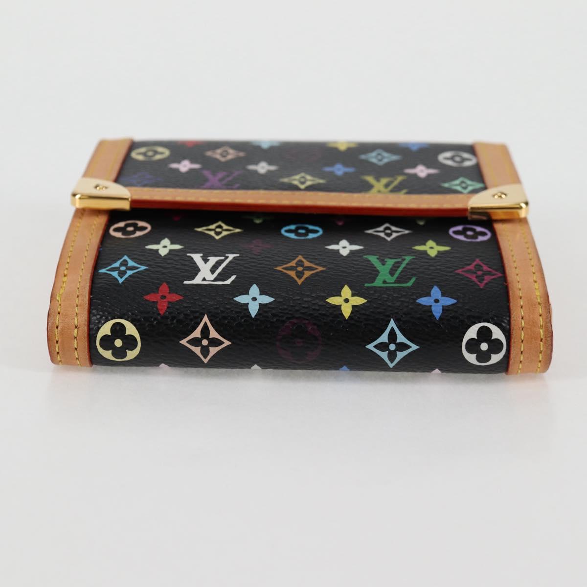 LOUIS VUITTON Multicolor Porte Monnaie Billets Cartes Credit M92984 Auth 130522V