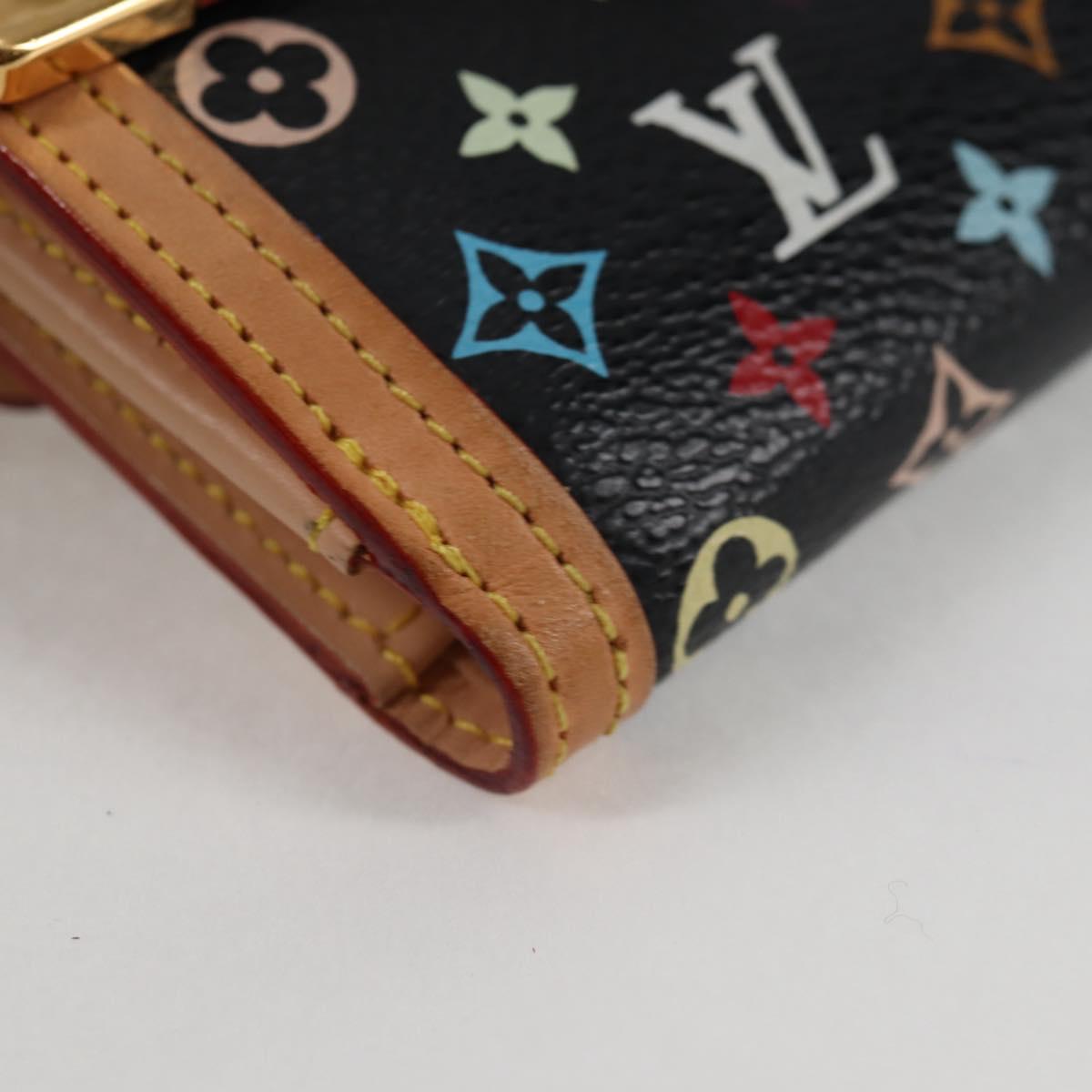 LOUIS VUITTON Multicolor Porte Monnaie Billets Cartes Credit M92984 Auth 130522V