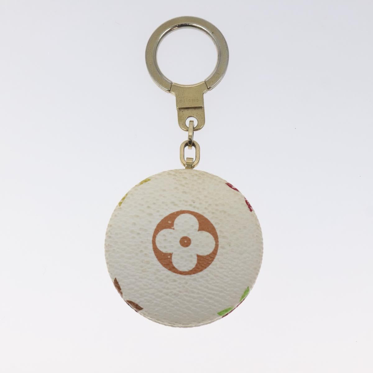 LOUIS VUITTON Monogram Multicolor Astropill Charm White M51911 LV Auth 130531
