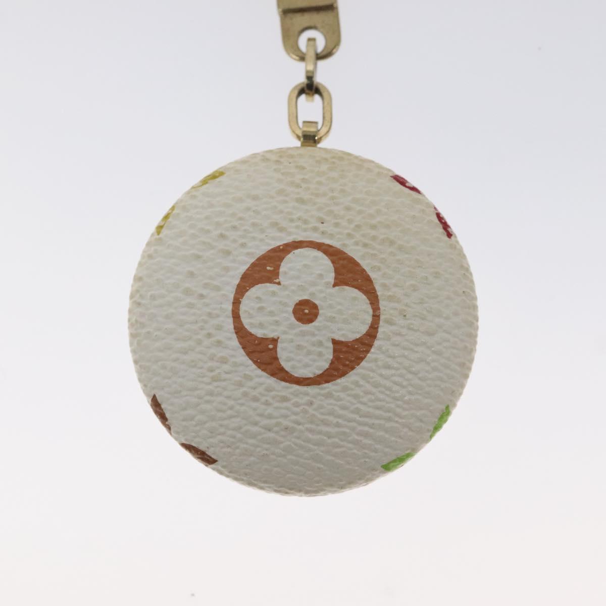 LOUIS VUITTON Monogram Multicolor Astropill Charm White M51911 LV Auth 130531