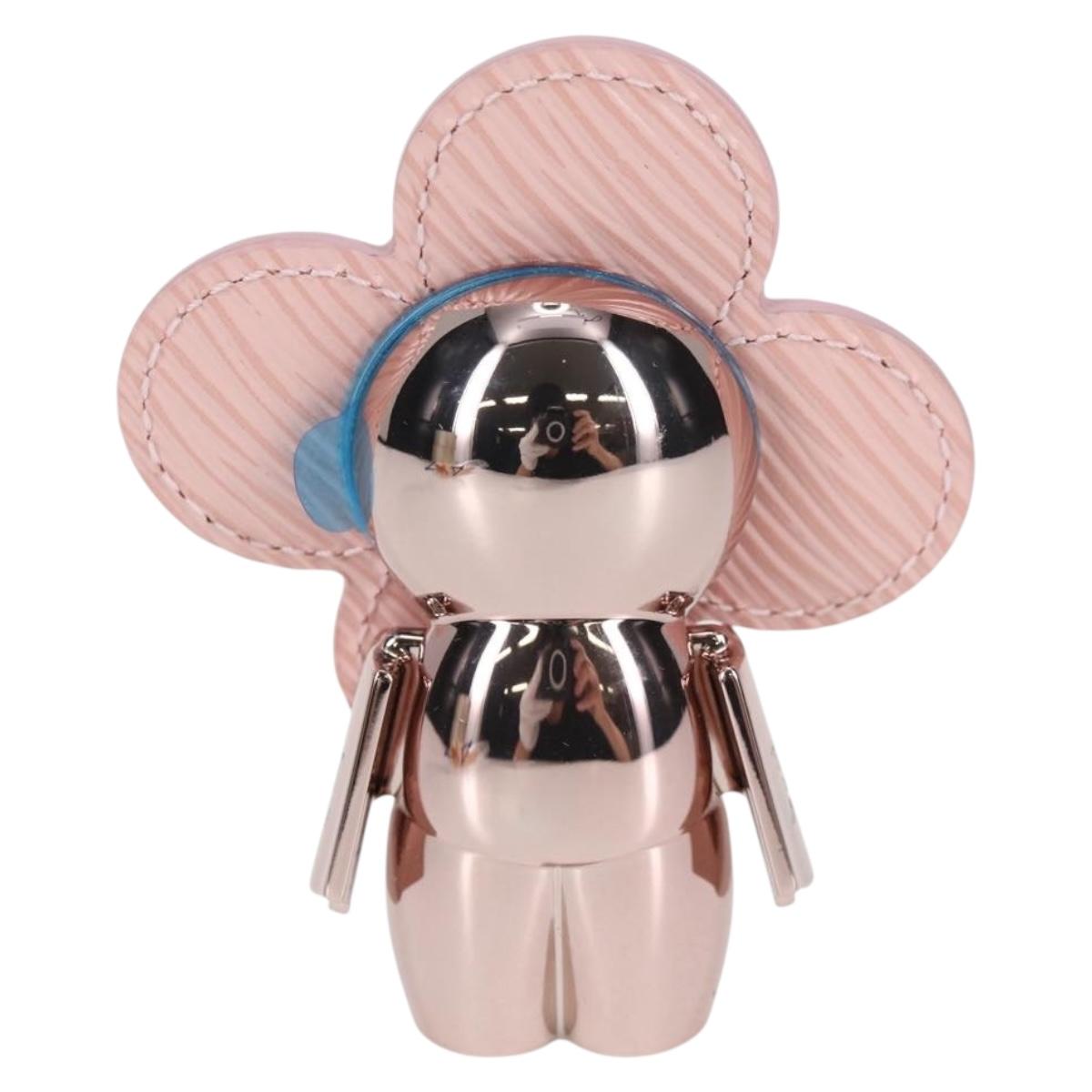 LOUIS VUITTON Epi Vivienne Picture Holder Pink Silver Tone GI0454 Auth 130533SM
