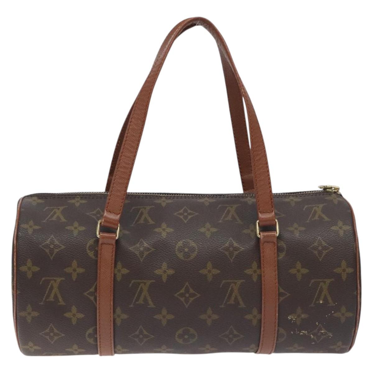 LOUIS VUITTON Monogram Papillon 30 Hand Bag M51385 LV Auth 130606