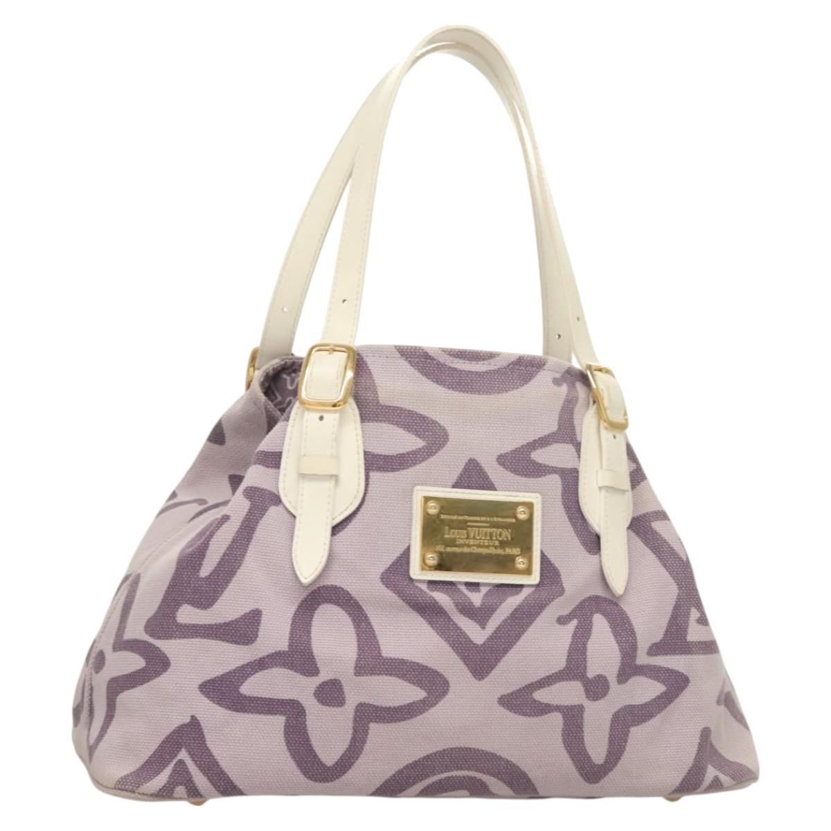 LOUIS VUITTON Cruise line Taicienne PM Bag Canvas Lila M95680 LV Auth 130628