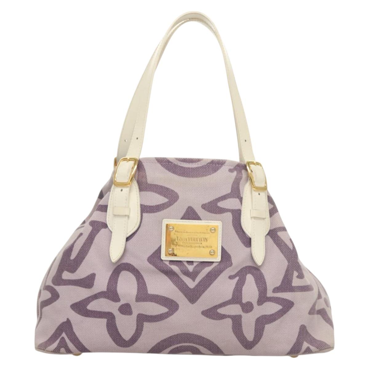 LOUIS VUITTON Cruise line Taicienne PM Bag Canvas Lila M95680 LV Auth 130628