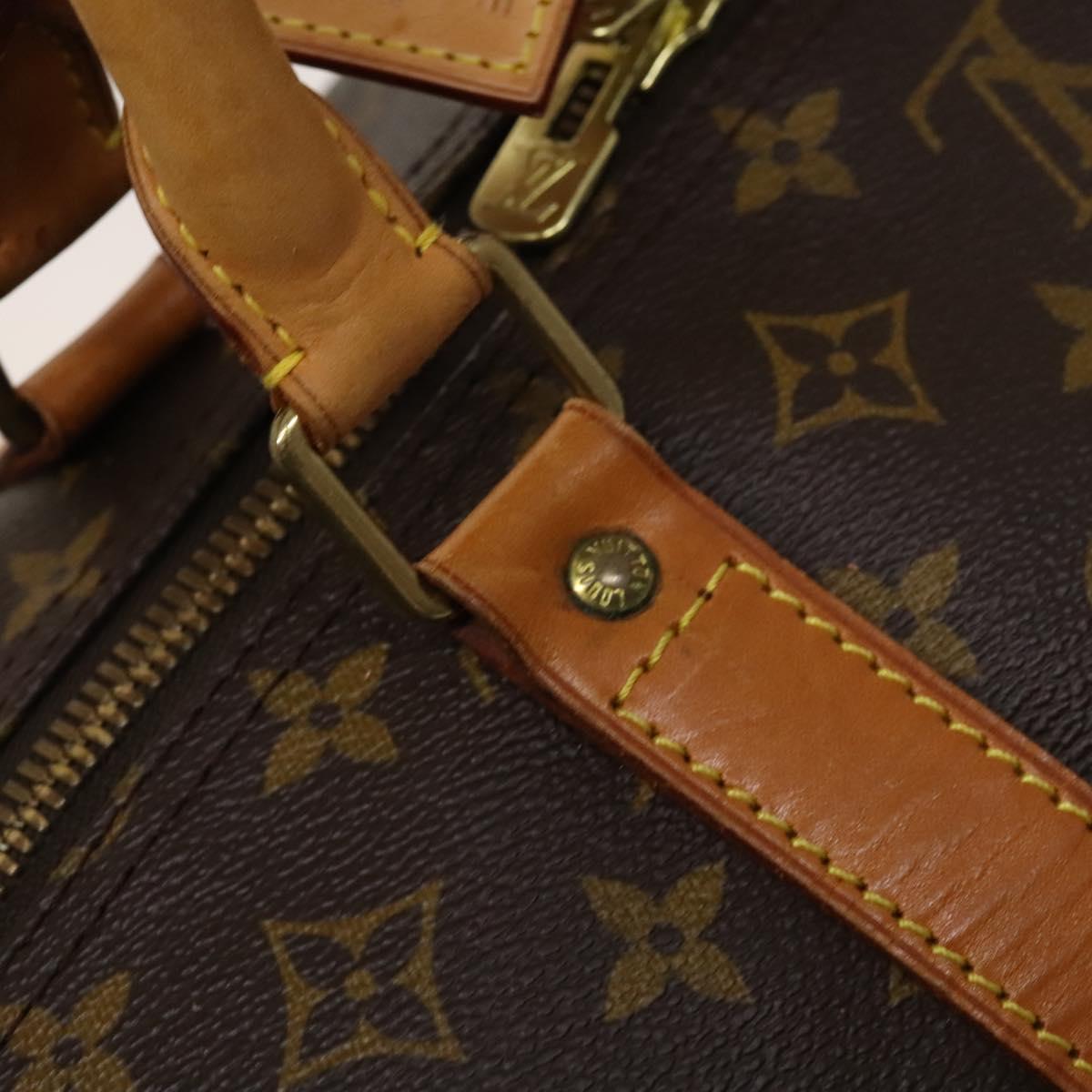 LOUIS VUITTON Monogram Keepall 60 Boston Bag M41422 LV Auth 130629