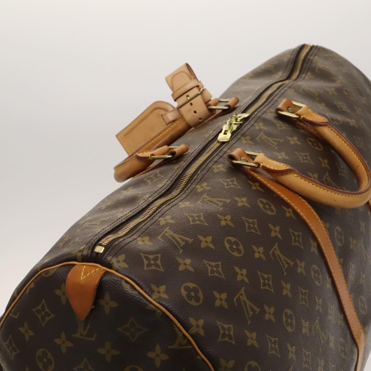 LOUIS VUITTON Monogram Keepall 60 Boston Bag M41422 LV Auth 130629