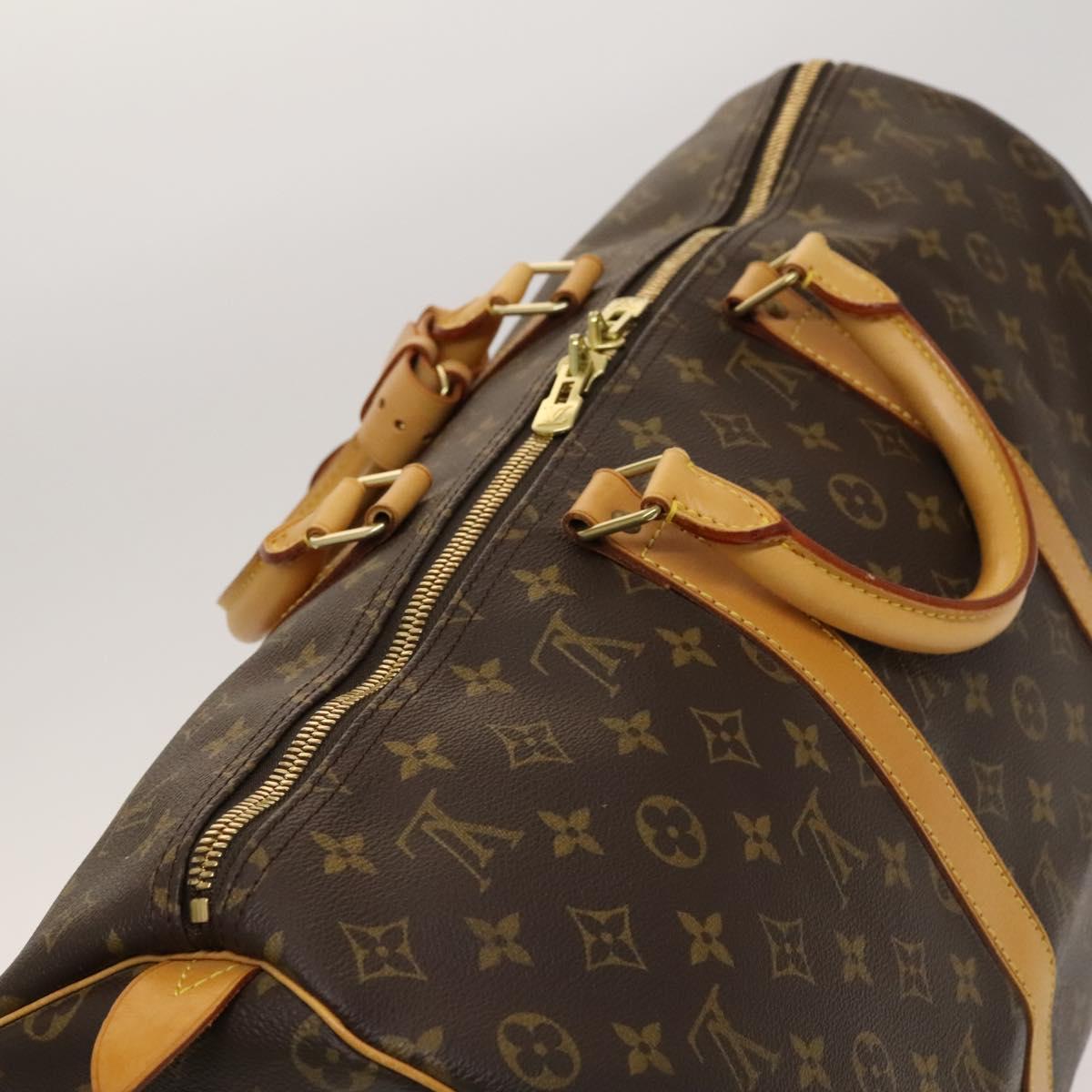 LOUIS VUITTON Monogram Keepall 50 Boston Bag M41426 LV Auth 130634