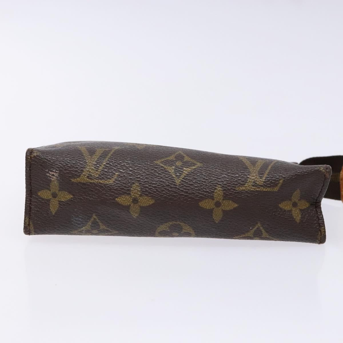 LOUIS VUITTON Monogram Poche Toilette 15 Pouch M47546 LV Auth 130707