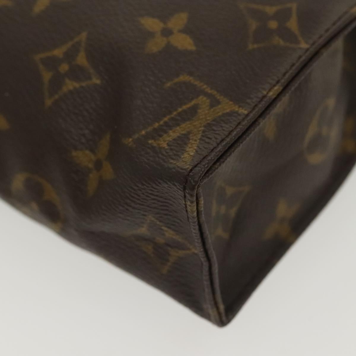 LOUIS VUITTON Monogram Poche Toilette 19 Pouch M47544 LV Auth 130709