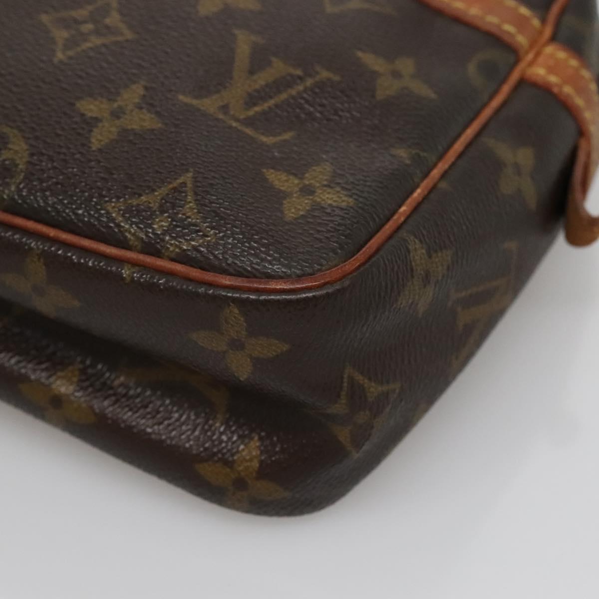 LOUIS VUITTON Monogram Compiegne 23 Clutch Bag M51847 LV Auth 130715