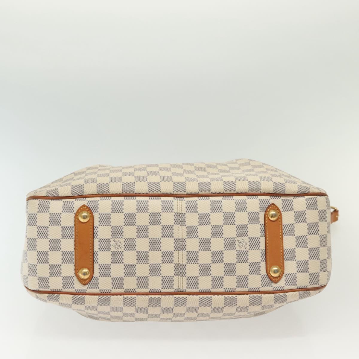 LOUIS VUITTON Damier Azur Syracuse GM Shoulder Bag N41111 LV Auth 130727