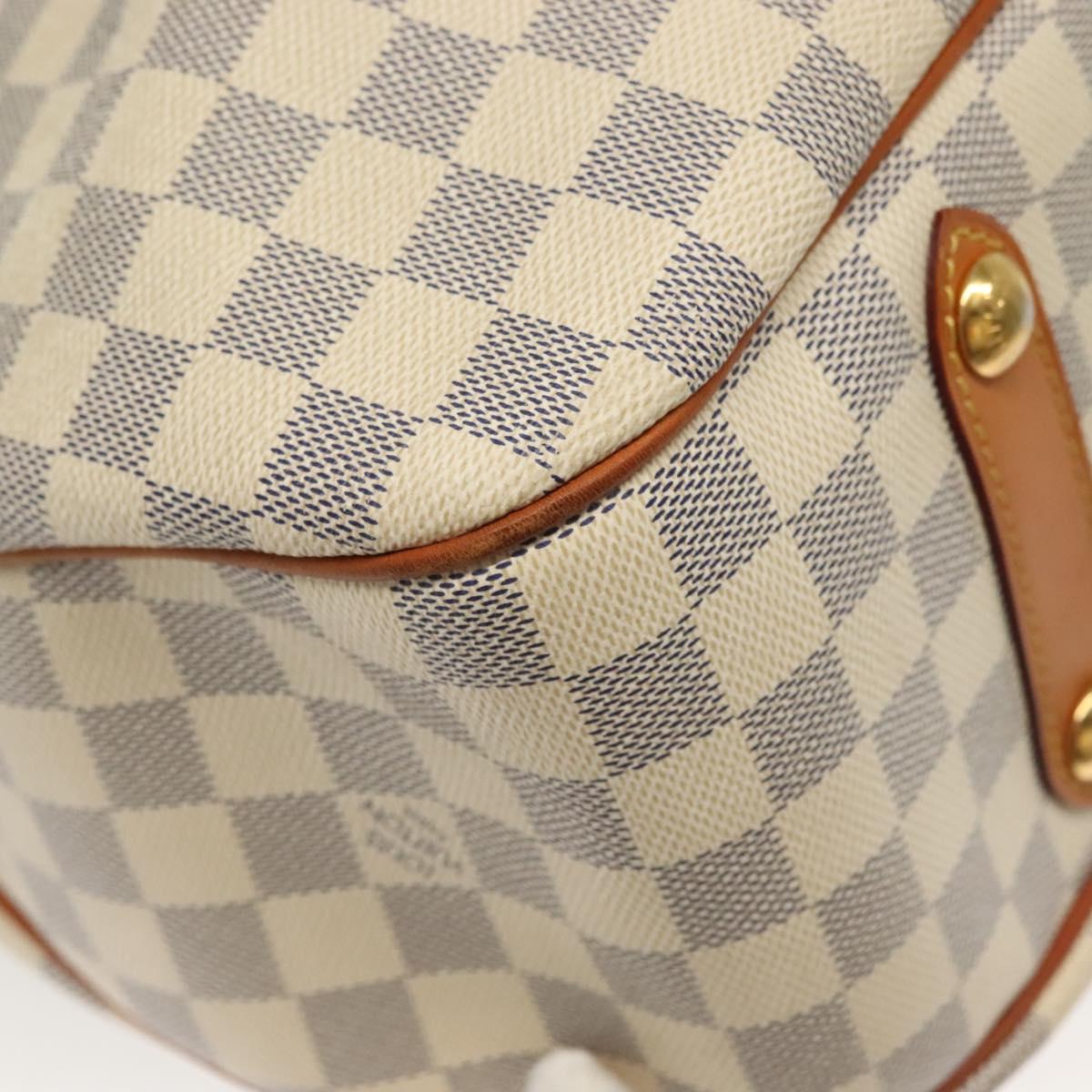 LOUIS VUITTON Damier Azur Syracuse GM Shoulder Bag N41111 LV Auth 130727