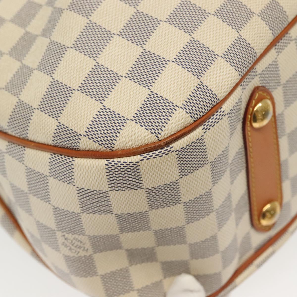 LOUIS VUITTON Damier Azur Syracuse GM Shoulder Bag N41111 LV Auth 130727