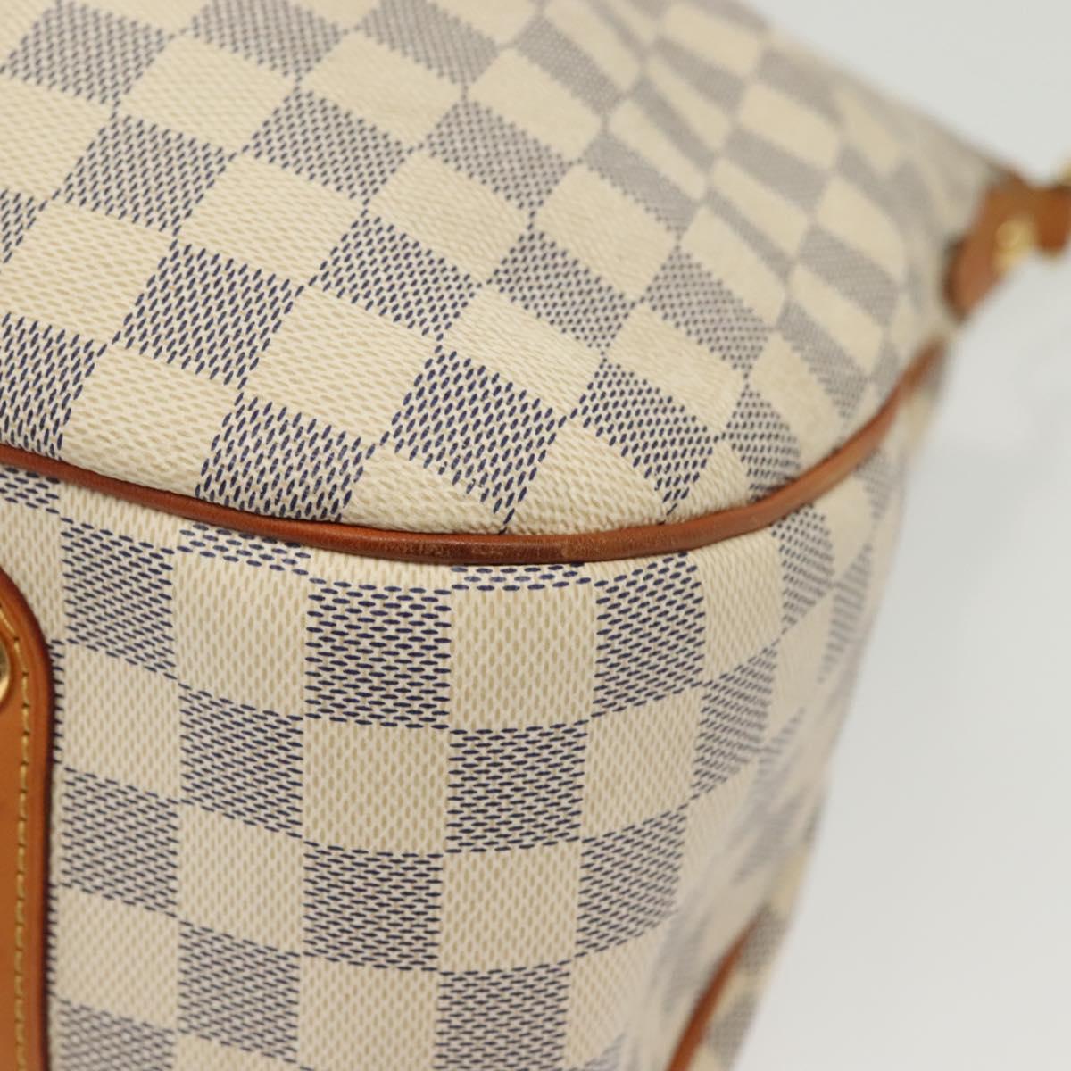 LOUIS VUITTON Damier Azur Syracuse GM Shoulder Bag N41111 LV Auth 130727