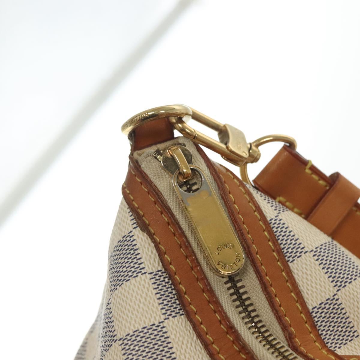 LOUIS VUITTON Damier Azur Syracuse GM Shoulder Bag N41111 LV Auth 130727