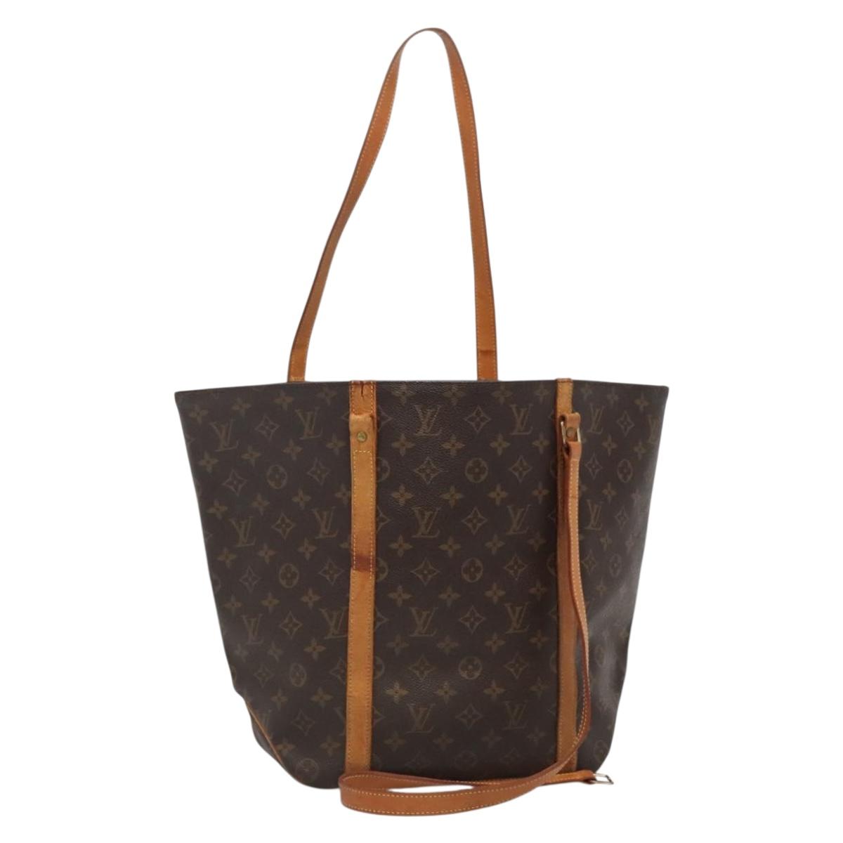 LOUIS VUITTON Monogram Sac Shopping Tote Bag M51108 LV Auth 130733