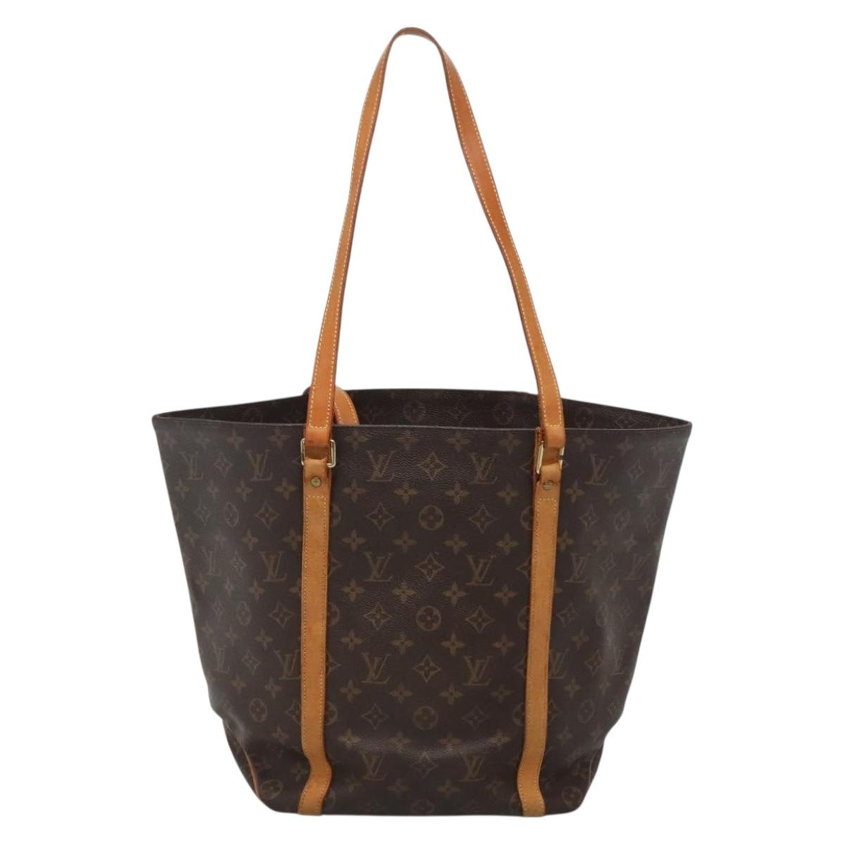 LOUIS VUITTON Monogram Sac Shopping Tote Bag M51108 LV Auth 130733