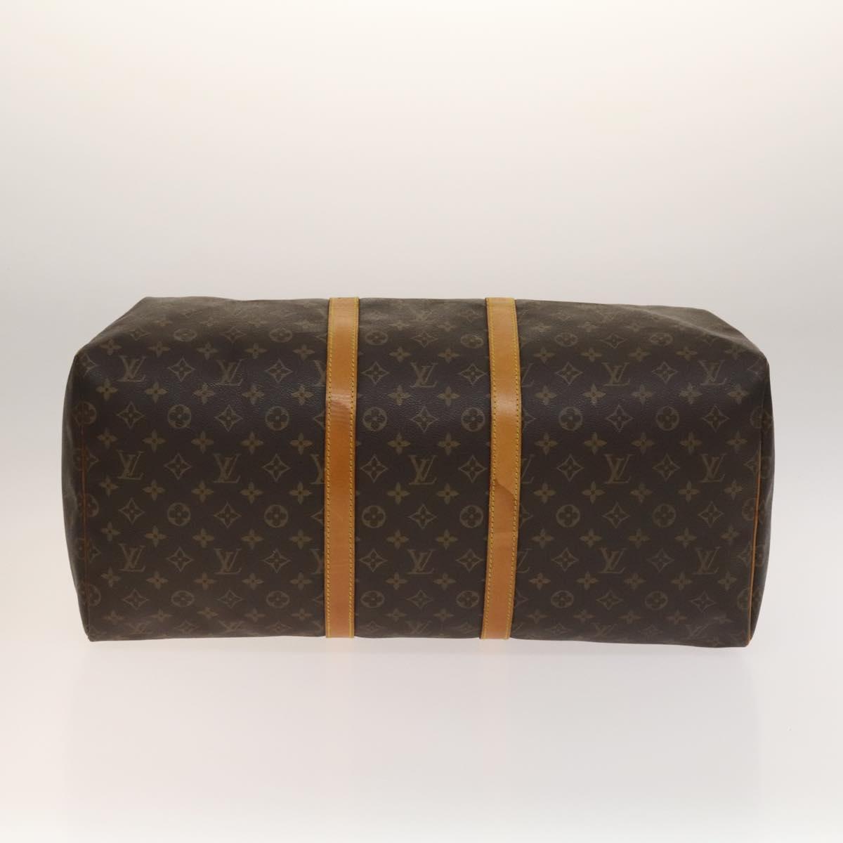LOUIS VUITTON Monogram Keepall 55 Boston Bag M41424 LV Auth 130741