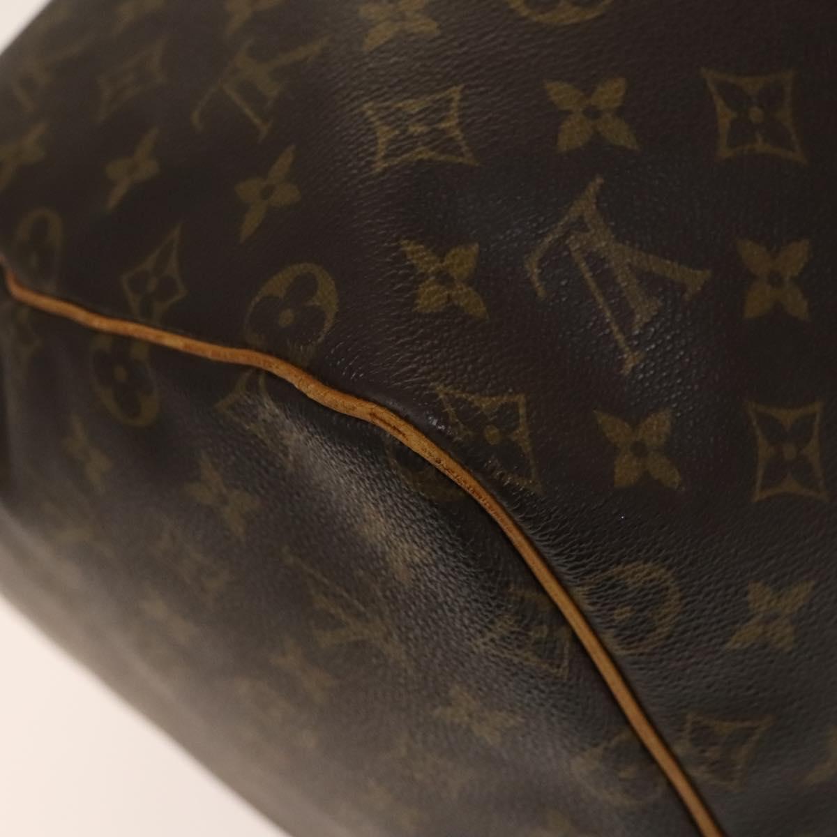 LOUIS VUITTON Monogram Keepall 55 Boston Bag M41424 LV Auth 130741