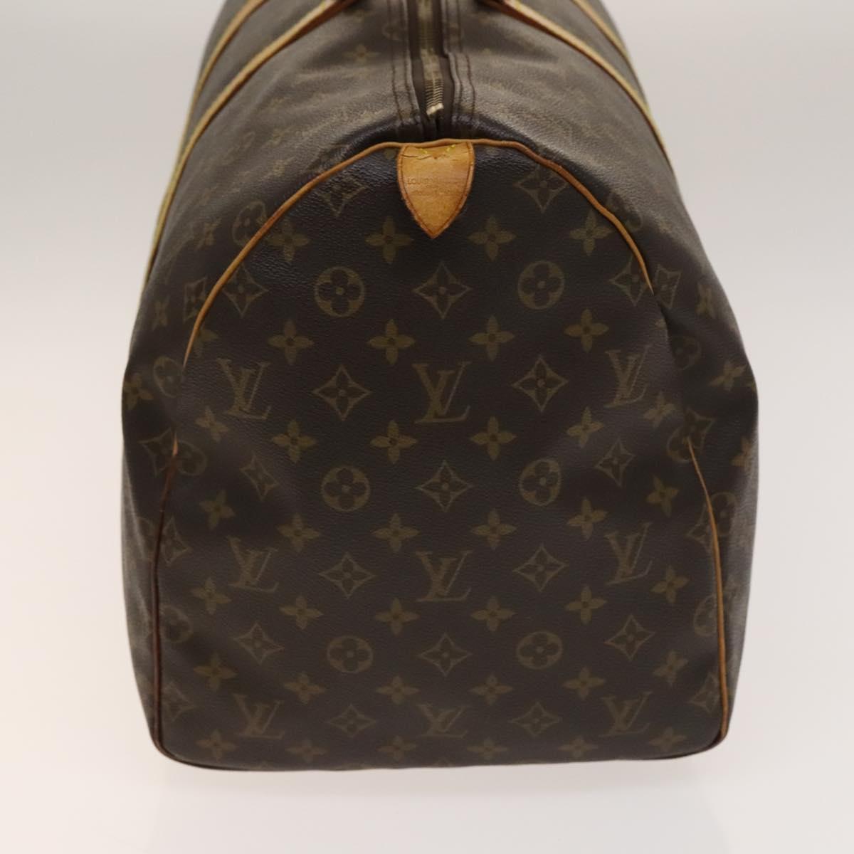 LOUIS VUITTON Monogram Keepall 55 Boston Bag M41424 LV Auth 130741