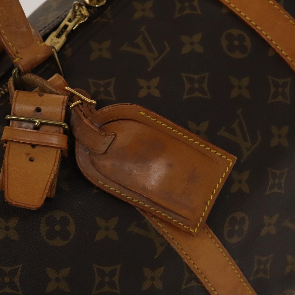 LOUIS VUITTON Monogram Keepall 55 Boston Bag M41424 LV Auth 130742