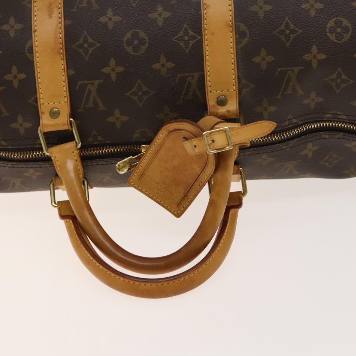 LOUIS VUITTON Monogram Keepall 50 Boston Bag M41426 LV Auth 130744