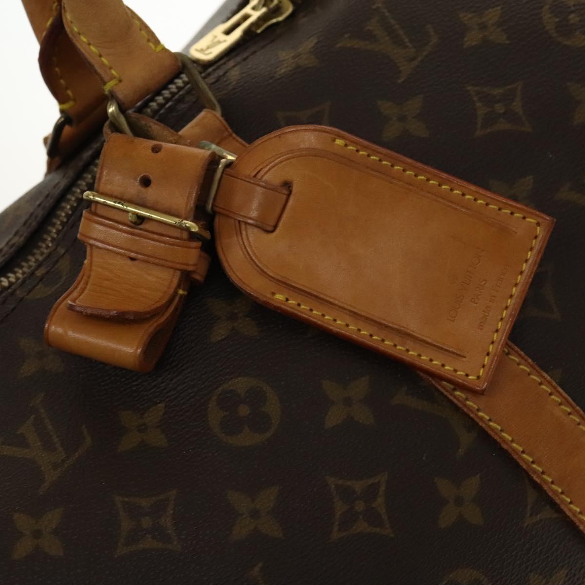 LOUIS VUITTON Monogram Keepall 55 Boston Bag M41424 LV Auth 130747