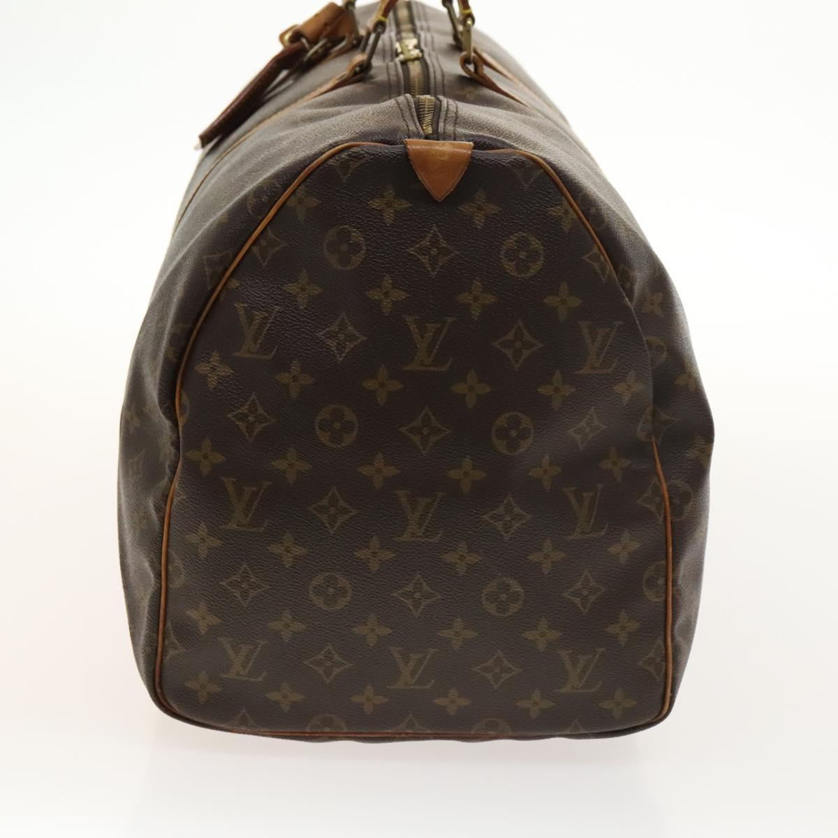 LOUIS VUITTON Monogram Keepall 55 Boston Bag M41424 LV Auth 130747