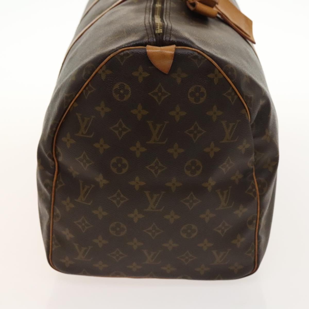 LOUIS VUITTON Monogram Keepall 55 Boston Bag M41424 LV Auth 130747