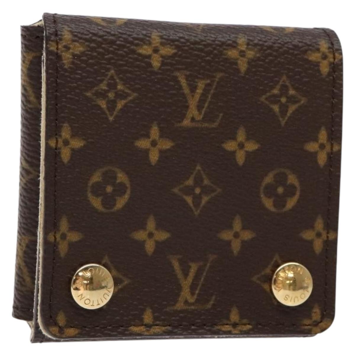 LOUIS VUITTON Monogram Jewelry case Jewelry Box LV Auth 130751V