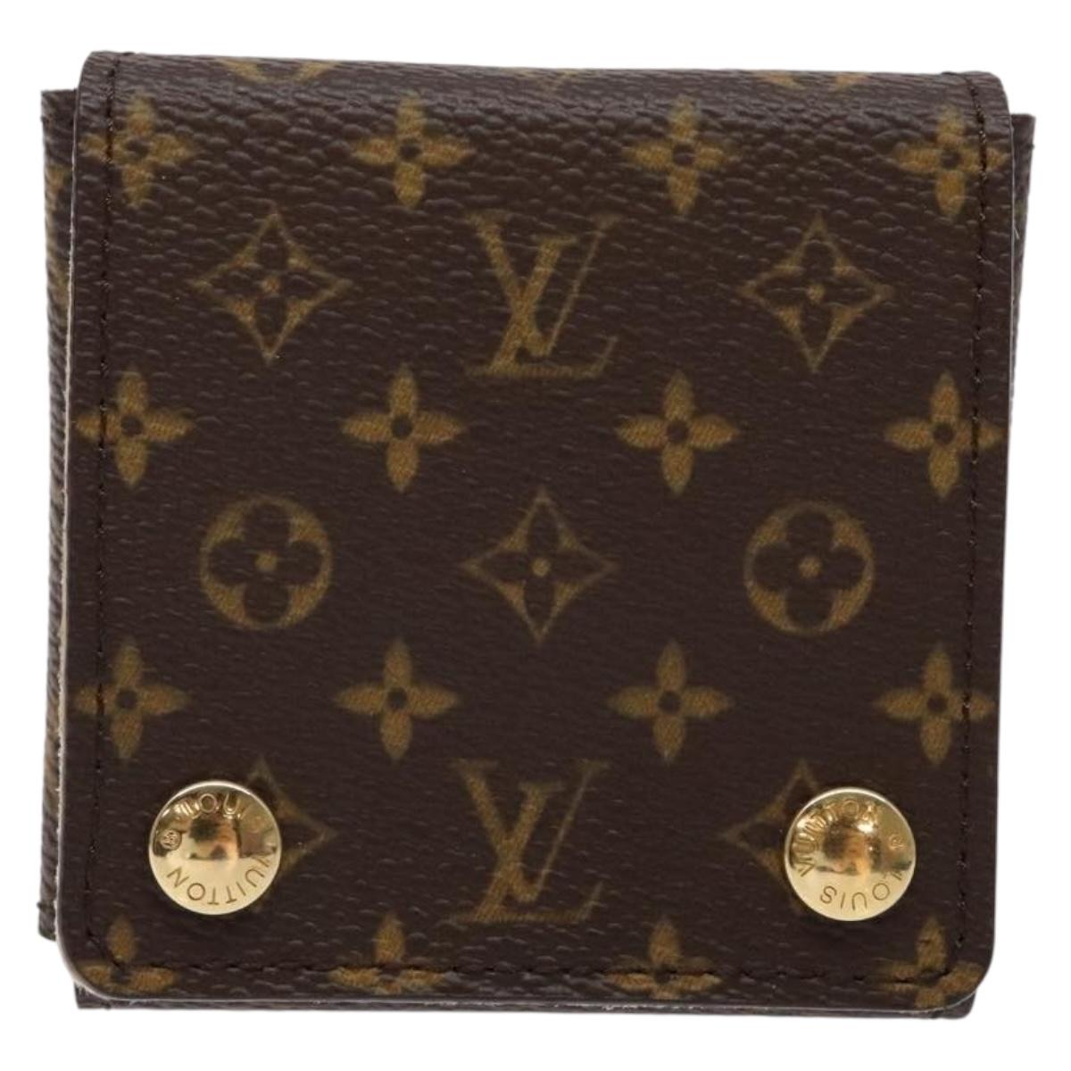 LOUIS VUITTON Monogram Jewelry case Jewelry Box LV Auth 130751V