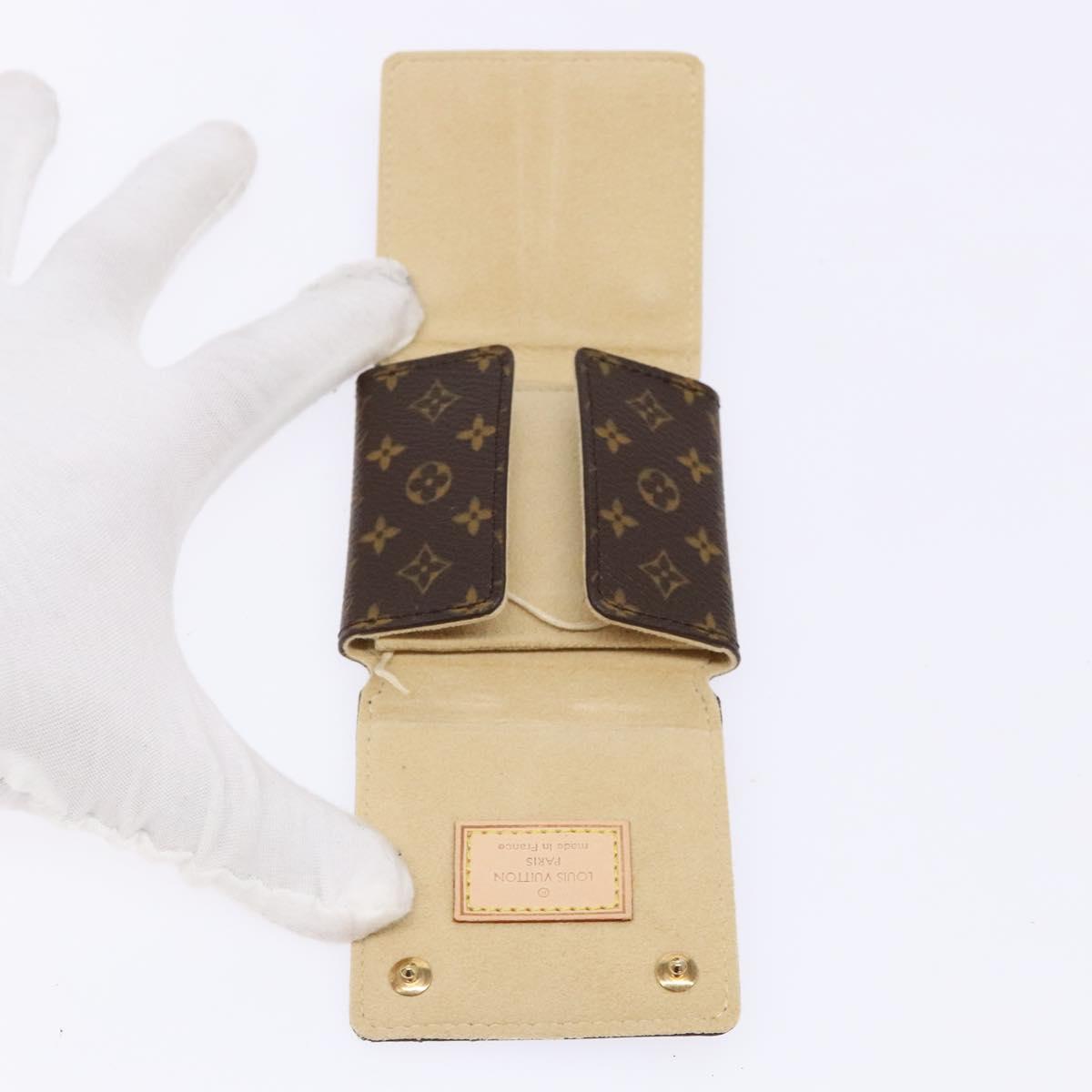 LOUIS VUITTON Monogram Jewelry case Jewelry Box LV Auth 130752V