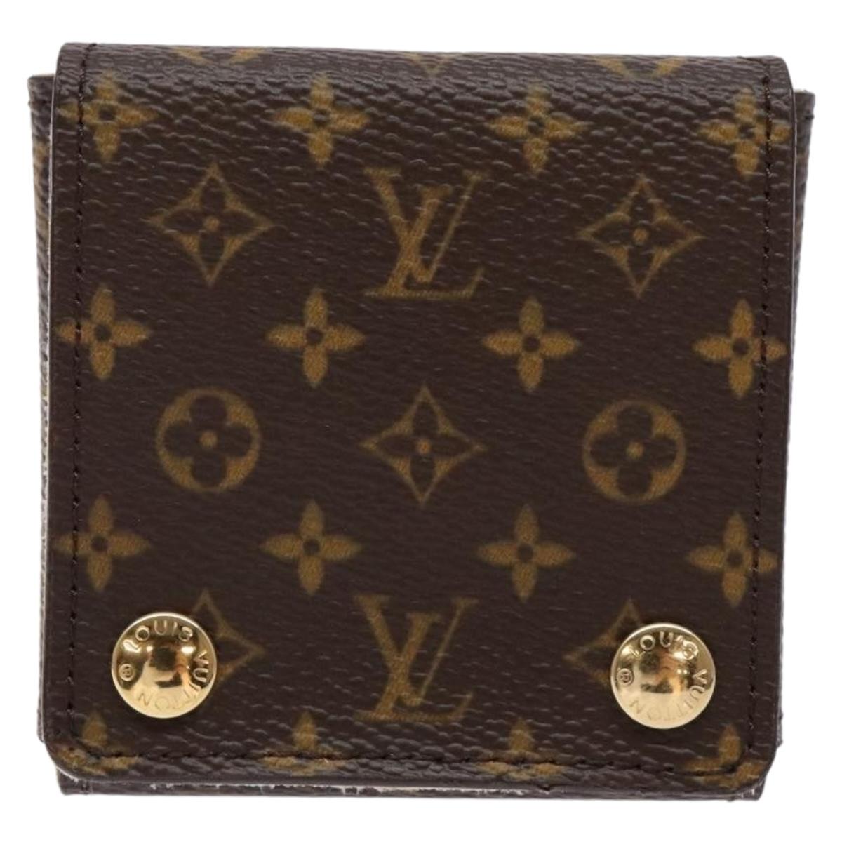 LOUIS VUITTON Monogram Jewelry case Jewelry Box LV Auth 130752V