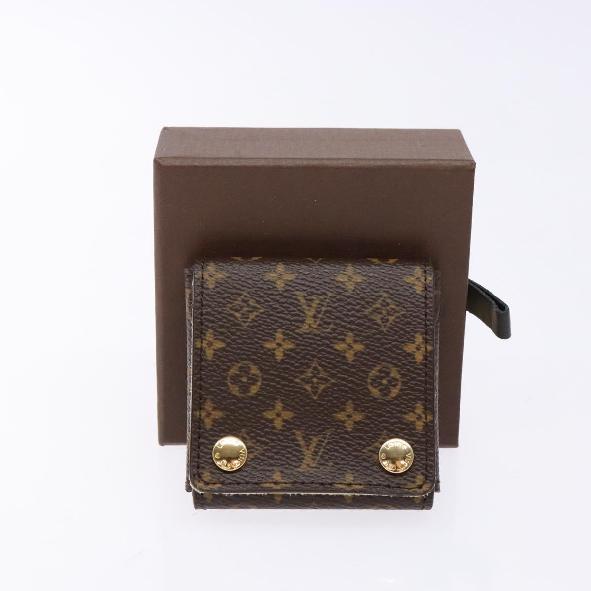 LOUIS VUITTON Monogram Jewelry case Jewelry Box LV Auth 130752V