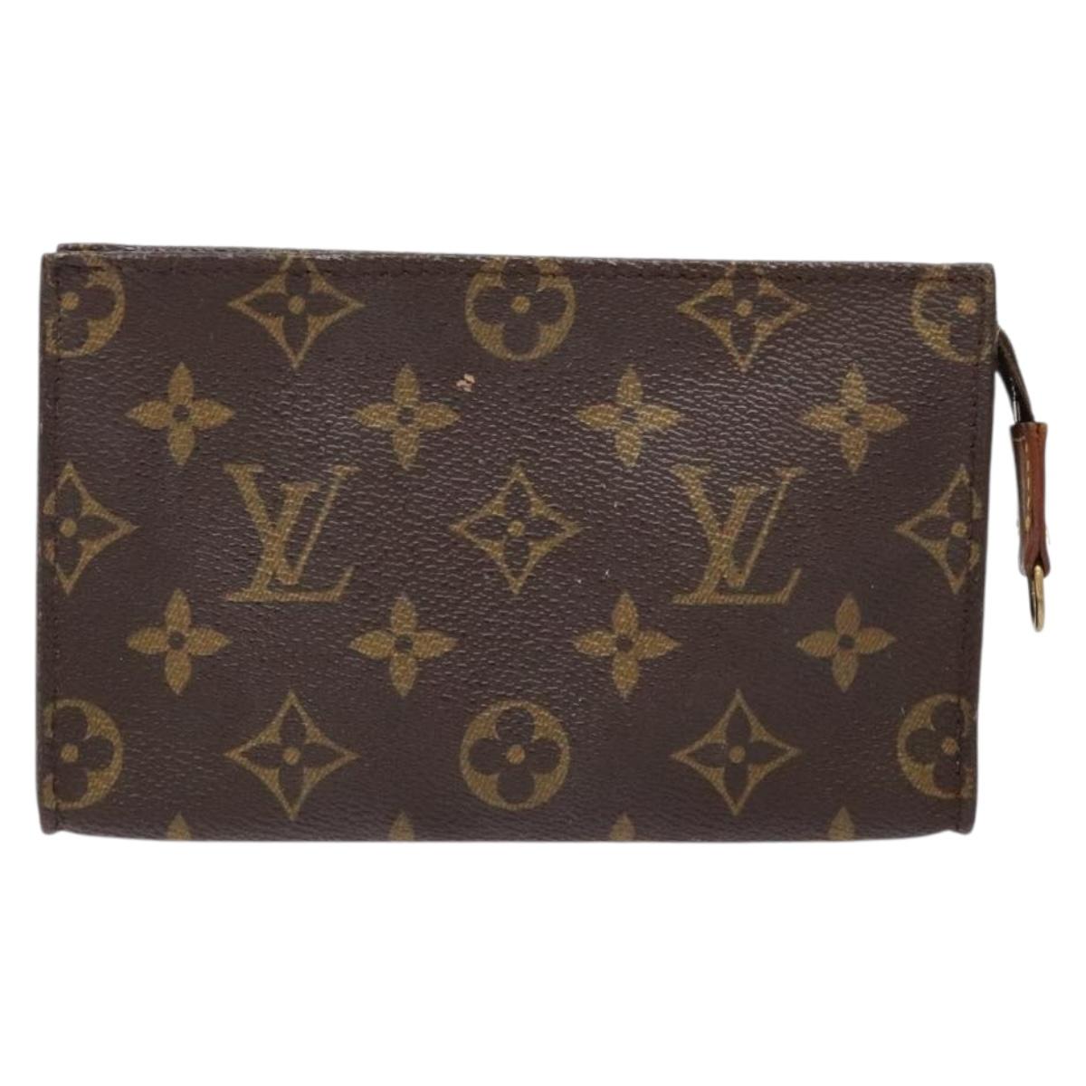LOUIS VUITTON Monogram Bucket PM Accessory Pouch LV Auth 130790