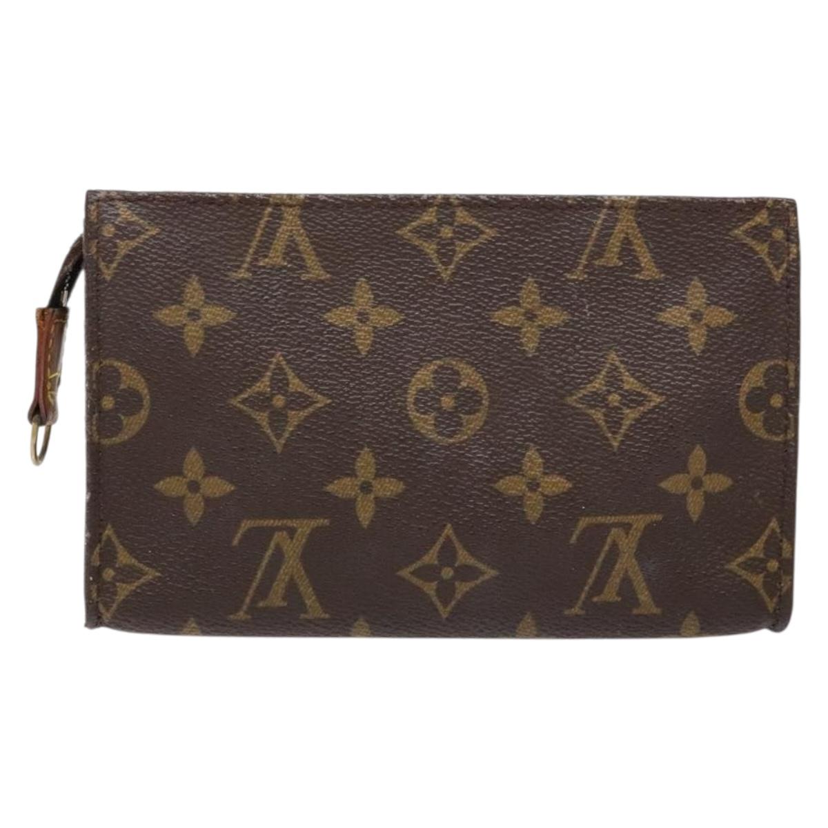 LOUIS VUITTON Monogram Bucket PM Accessory Pouch LV Auth 130790