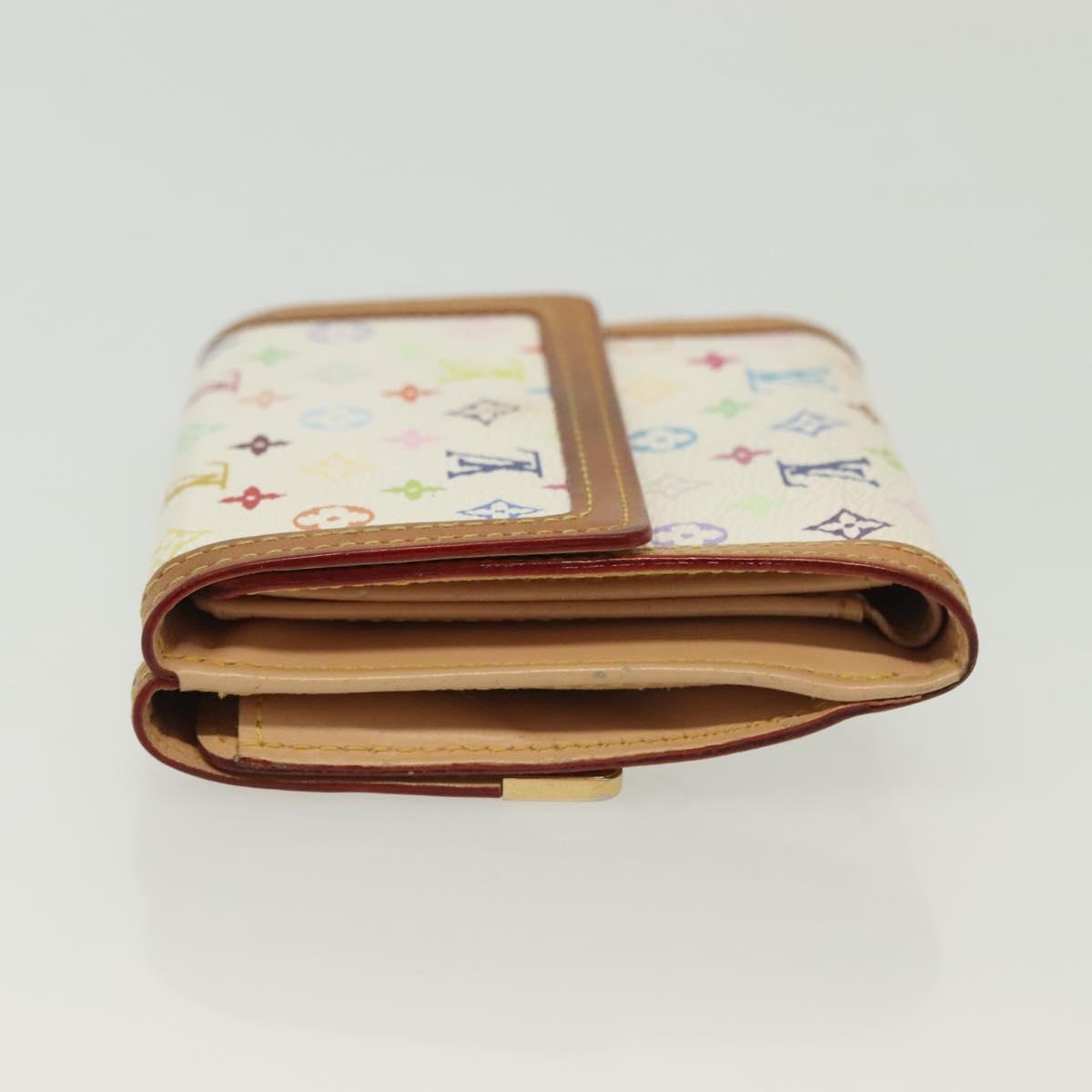 LOUIS VUITTON Multicolor Porte Monnaie Billets Cartes Credit M92983 Auth 130792