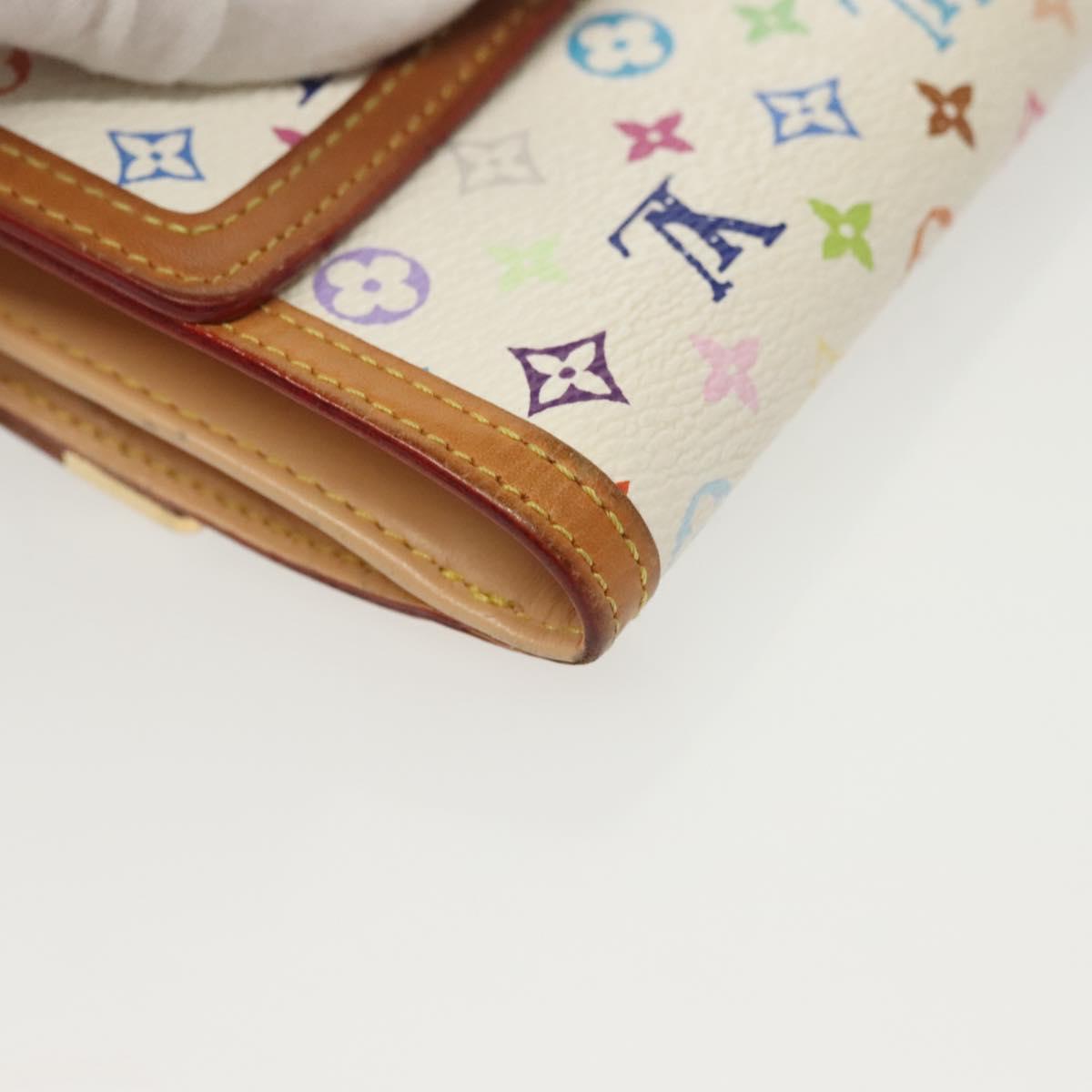 LOUIS VUITTON Multicolor Porte Monnaie Billets Cartes Credit M92983 Auth 130792