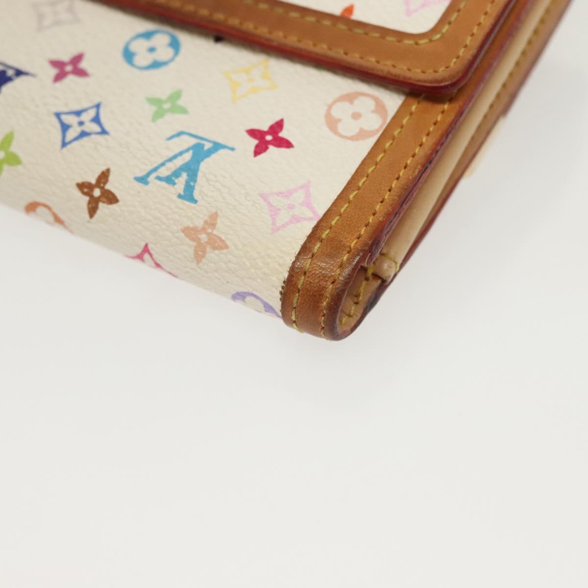 LOUIS VUITTON Multicolor Porte Monnaie Billets Cartes Credit M92983 Auth 130792