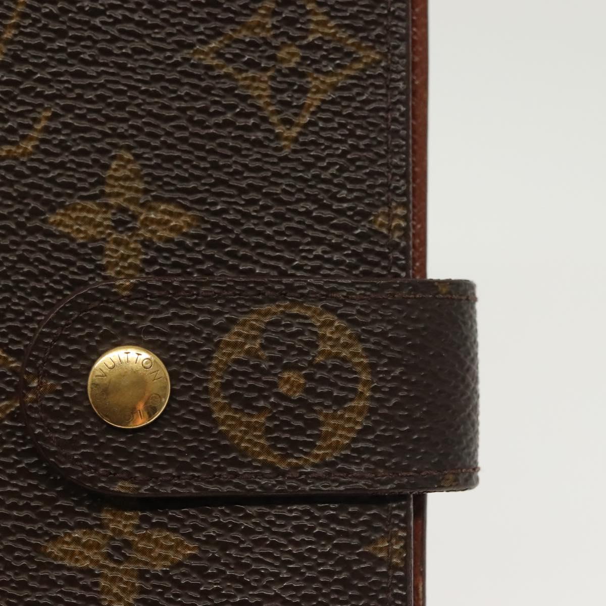 LOUIS VUITTON Monogram Porto Papie Zip Wallet M61207 LV Auth 130795