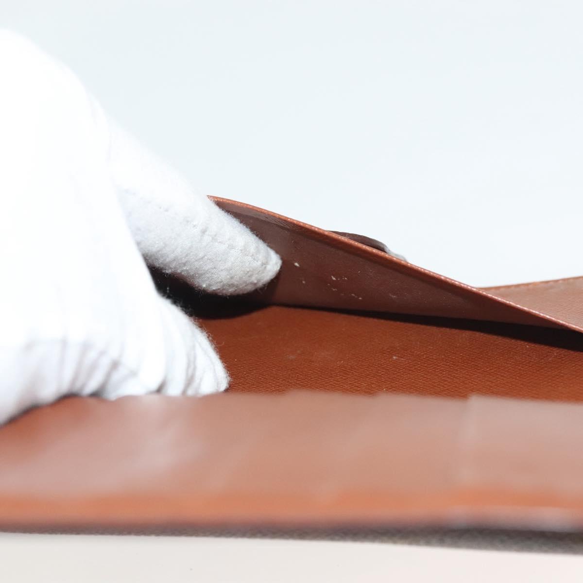 LOUIS VUITTON Monogram Porto Papie Zip Wallet M61207 LV Auth 130795