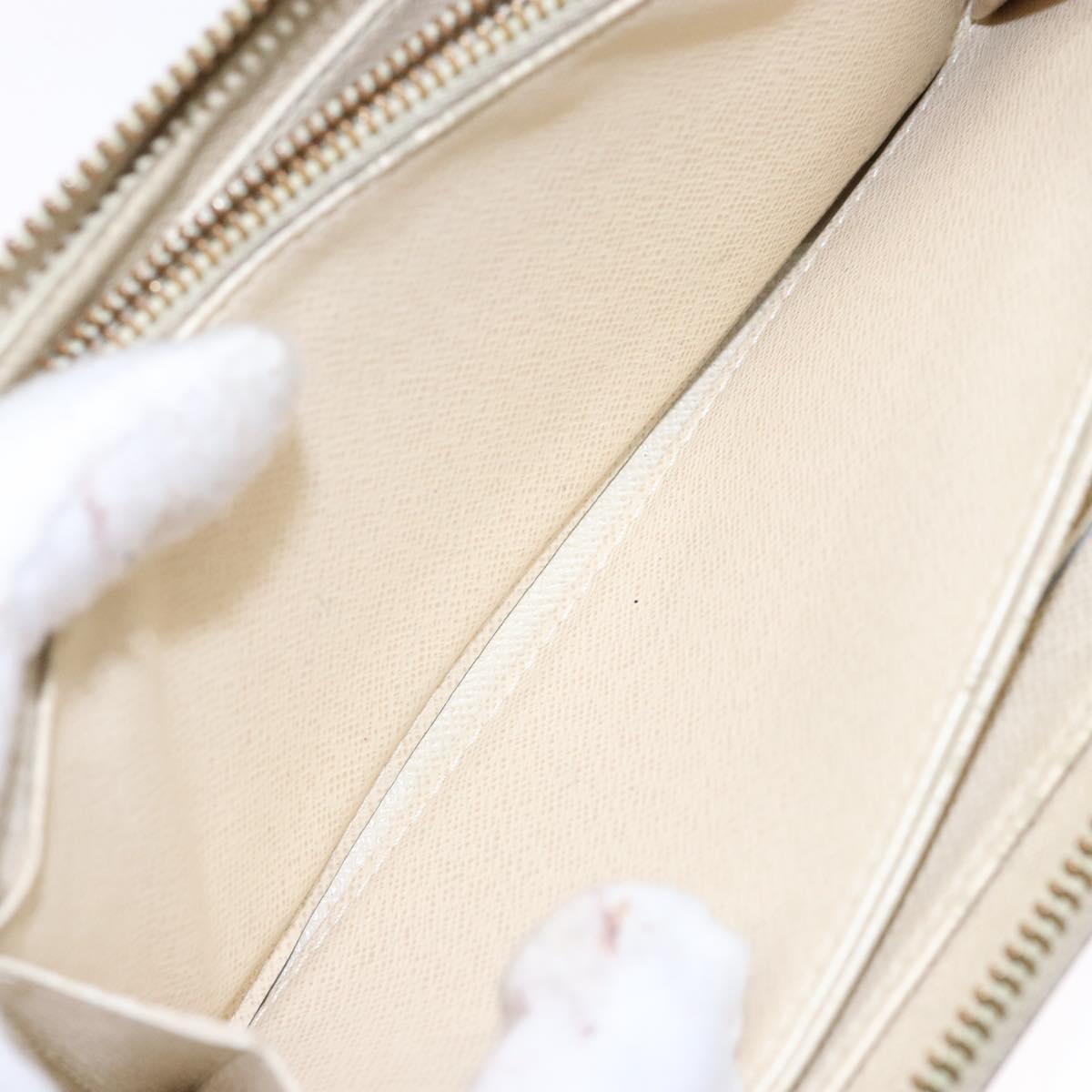 LOUIS VUITTON Damier Azur Zippy Wallet Long Wallet N60019 LV Auth 130796