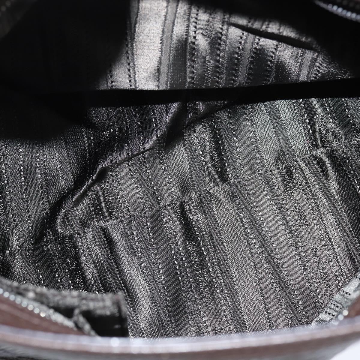 Salvatore Ferragamo Gancini Sophia Bag Leather 2way Dark Brown Auth 130806V