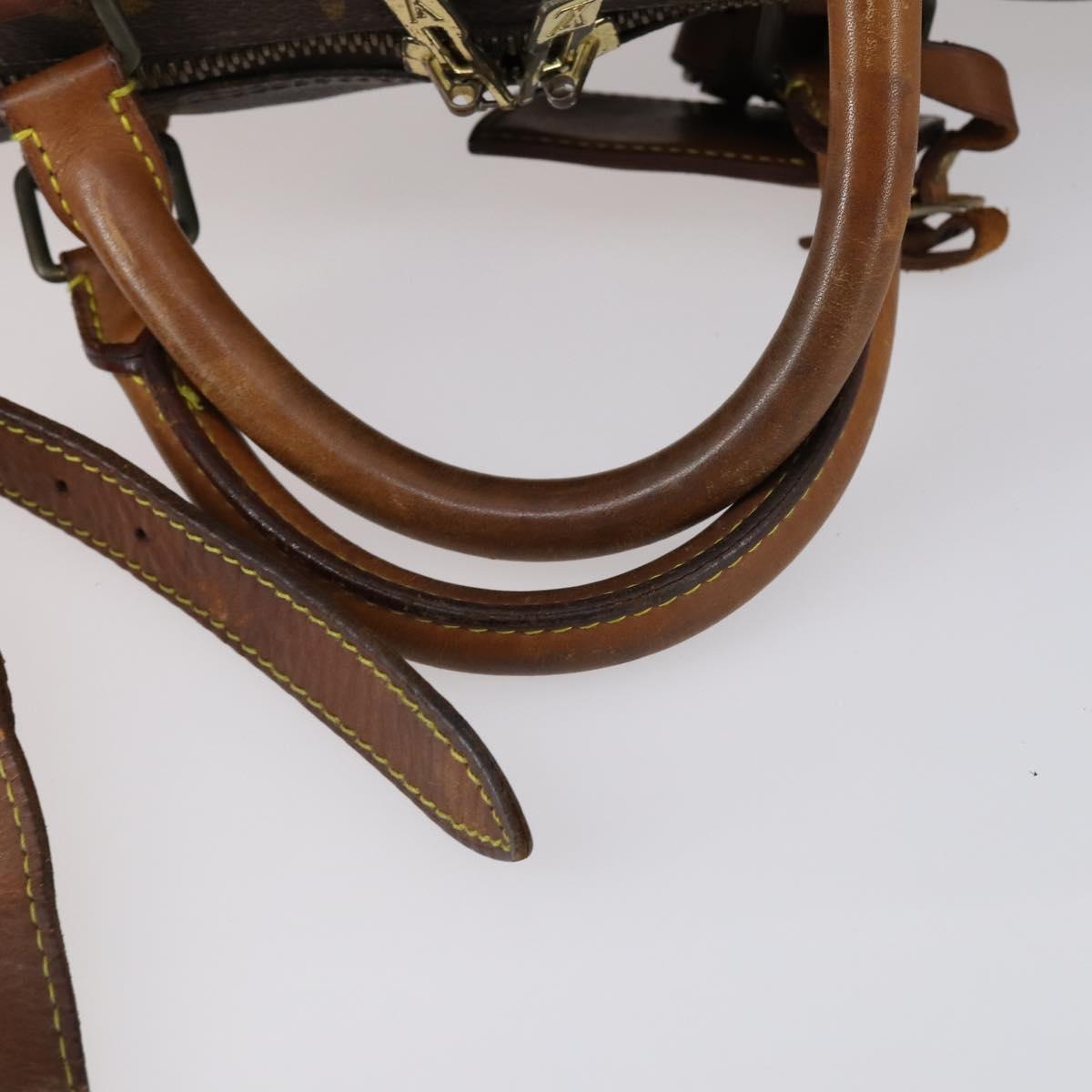 LOUIS VUITTON Monogram Keepall Bandouliere 60 Boston Bag M41412 LV Auth 130812