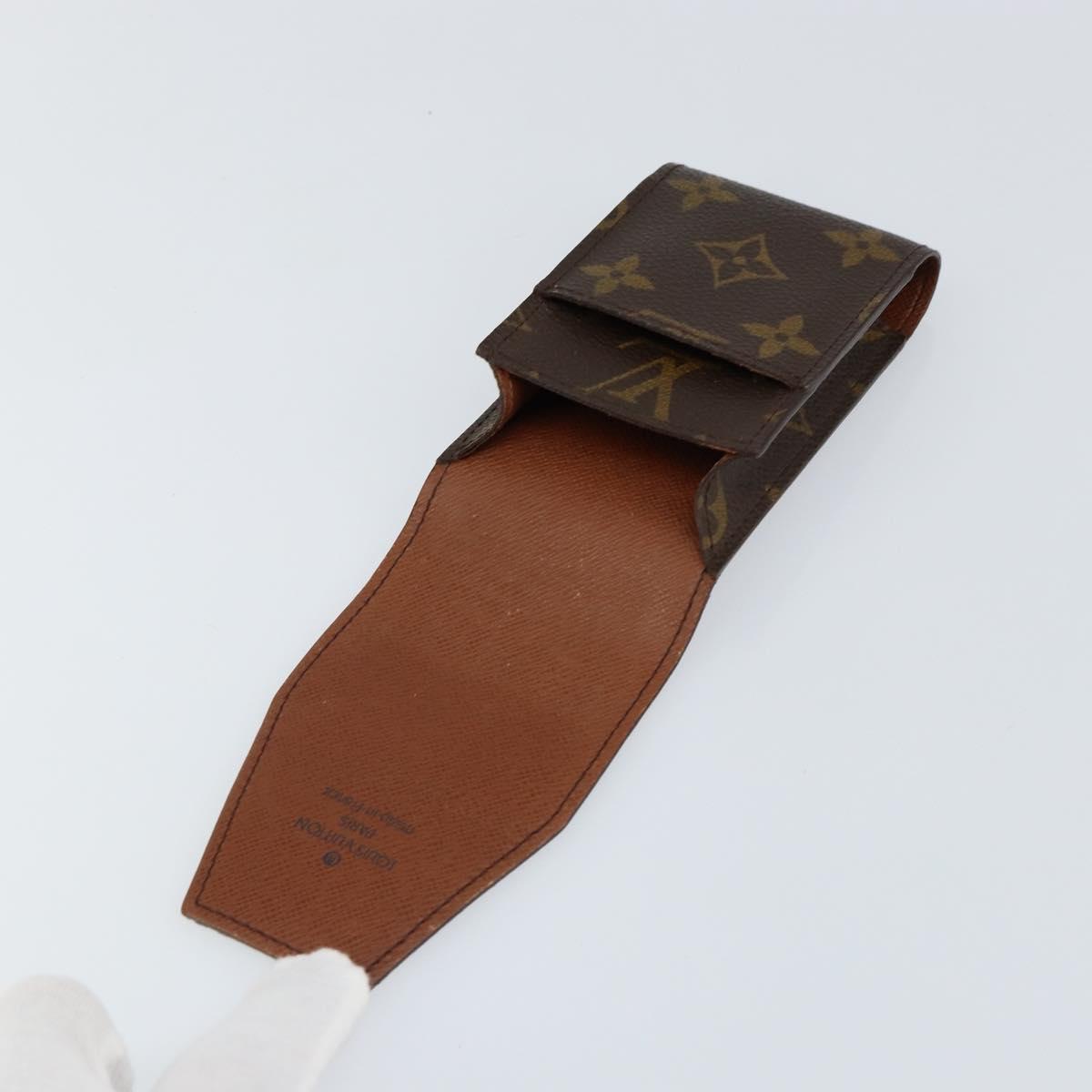 LOUIS VUITTON Monogram Etui Cigarette Case M63024 LV Auth 130832