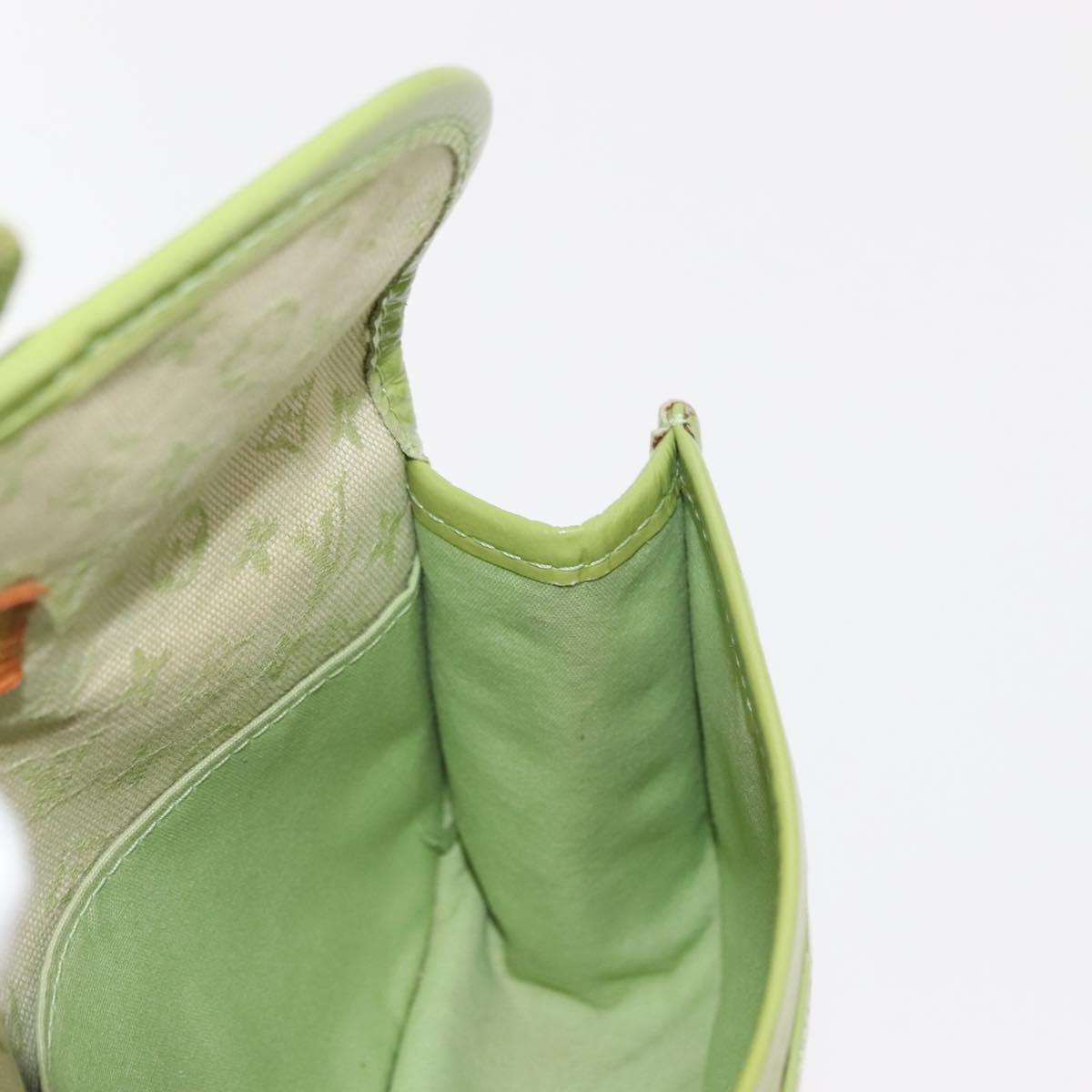 LOUIS VUITTON Mini Mini Trousse Marie Kate Pouch Almond Green M92935 Auth 130833